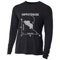 Nerd Geometry Hippotenuse Hypotenuse Funny Cooling Performance Long Sleeve Crew