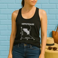 Nerd Geometry Hippotenuse Hypotenuse Funny Womens Tank Top