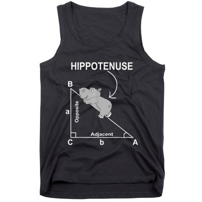 Nerd Geometry Hippotenuse Hypotenuse Funny Tank Top