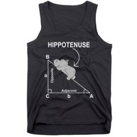 Nerd Geometry Hippotenuse Hypotenuse Funny Tank Top