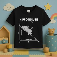Nerd Geometry Hippotenuse Hypotenuse Funny Toddler T-Shirt
