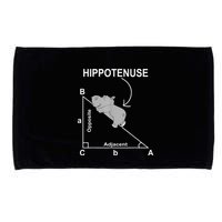 Nerd Geometry Hippotenuse Hypotenuse Funny Microfiber Hand Towel