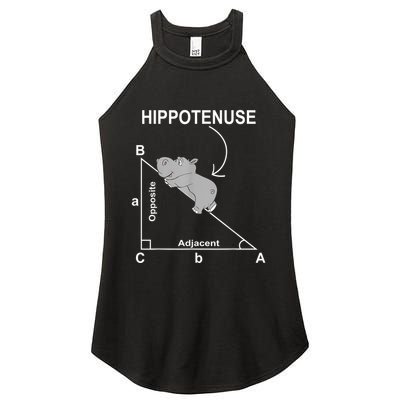 Nerd Geometry Hippotenuse Hypotenuse Funny Women's Perfect Tri Rocker Tank