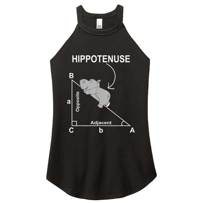 Nerd Geometry Hippotenuse Hypotenuse Funny Women's Perfect Tri Rocker Tank