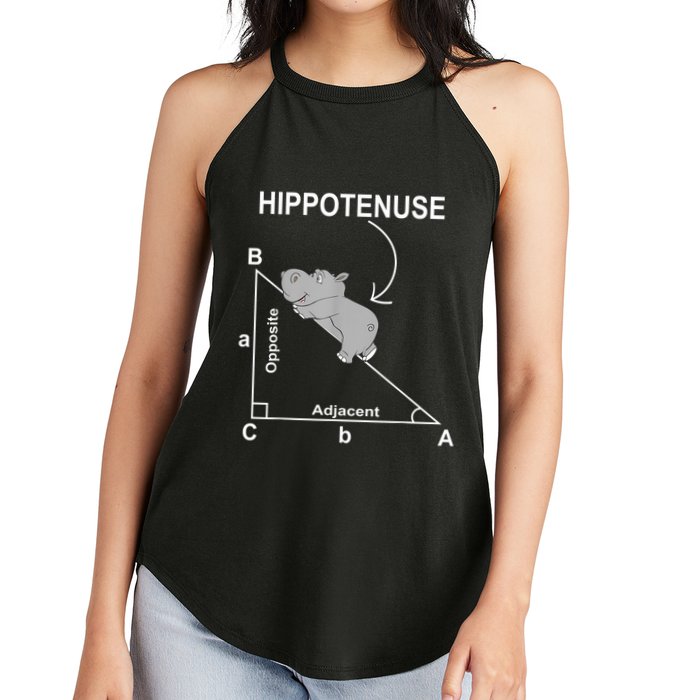 Nerd Geometry Hippotenuse Hypotenuse Funny Women's Perfect Tri Rocker Tank