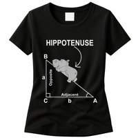 Nerd Geometry Hippotenuse Hypotenuse Funny Womens T-Shirt