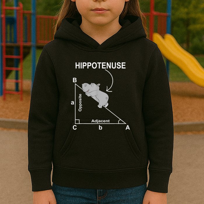 Nerd Geometry Hippotenuse Hypotenuse Funny Kids Hoodie