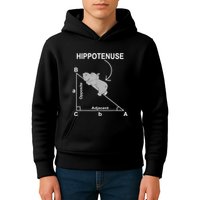 Nerd Geometry Hippotenuse Hypotenuse Funny Kids Hoodie