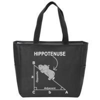 Nerd Geometry Hippotenuse Hypotenuse Funny Zip Tote Bag