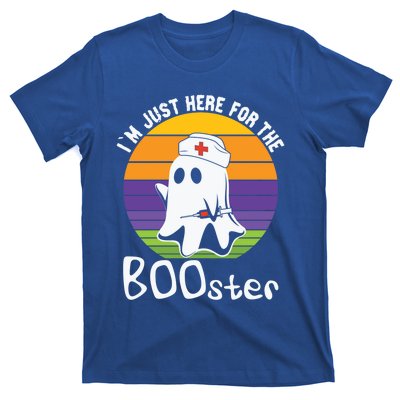 Nurse Ghost I Will Stab You Halloween Here For The Booster Gift T-Shirt