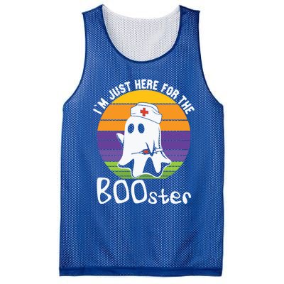 Nurse Ghost I Will Stab You Halloween Here For The Booster Gift Mesh Reversible Basketball Jersey Tank