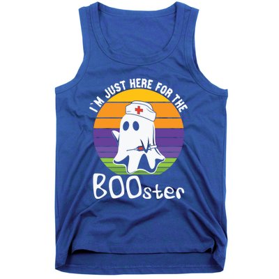 Nurse Ghost I Will Stab You Halloween Here For The Booster Gift Tank Top