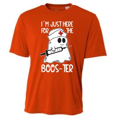 Nurse Ghost I Will Stab You Halloween Just Here For The Boos Cute Gift Cooling Performance Crew T-Shirt