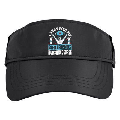 Nurse Graduation I Survived My Girlfriends Nursing Degree Adult Drive Performance Visor