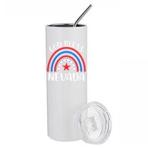 Nevada Gift I Love Nevada Usa Great Gift Stainless Steel Tumbler