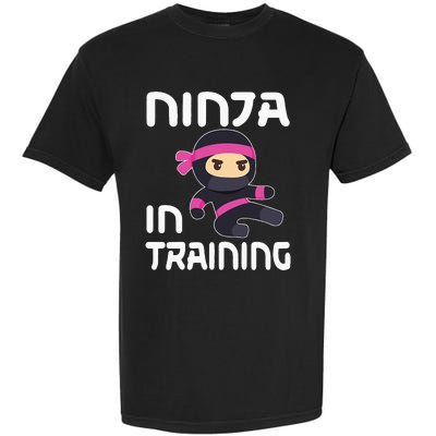 Ninja Girl In Training Garment-Dyed Heavyweight T-Shirt