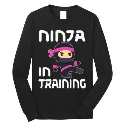 Ninja Girl In Training Long Sleeve Shirt