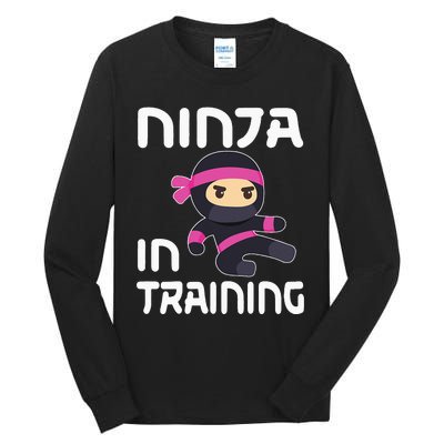 Ninja Girl In Training Tall Long Sleeve T-Shirt