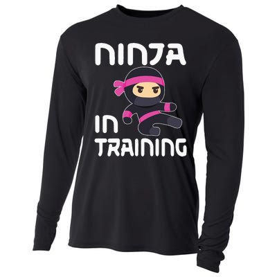 Ninja Girl In Training Cooling Performance Long Sleeve Crew