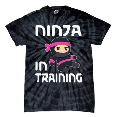 Ninja Girl In Training Tie-Dye T-Shirt