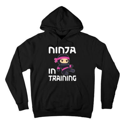 Ninja Girl In Training Tall Hoodie