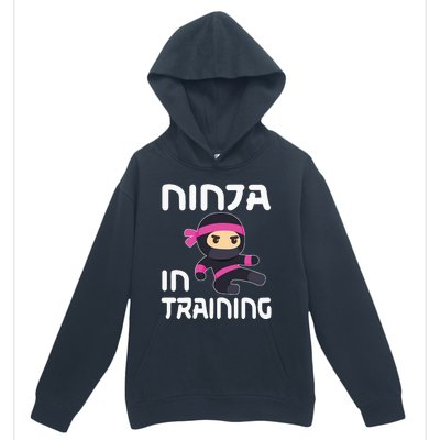 Ninja Girl In Training Urban Pullover Hoodie