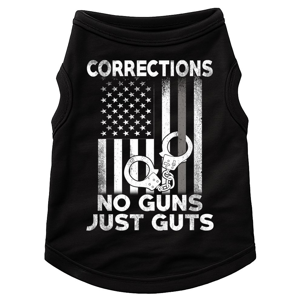 No Guns Just Guts Corrections Officer Doggie Tank