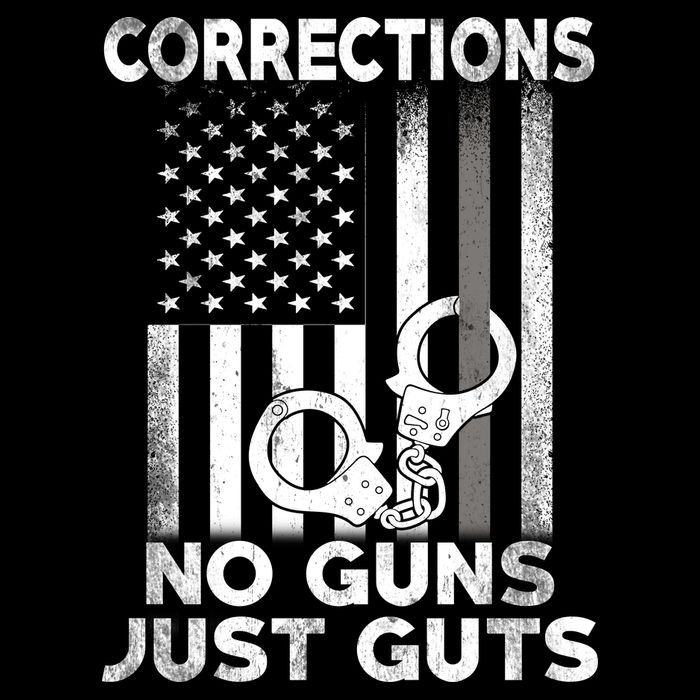 No Guns Just Guts Corrections Officer City Backpack