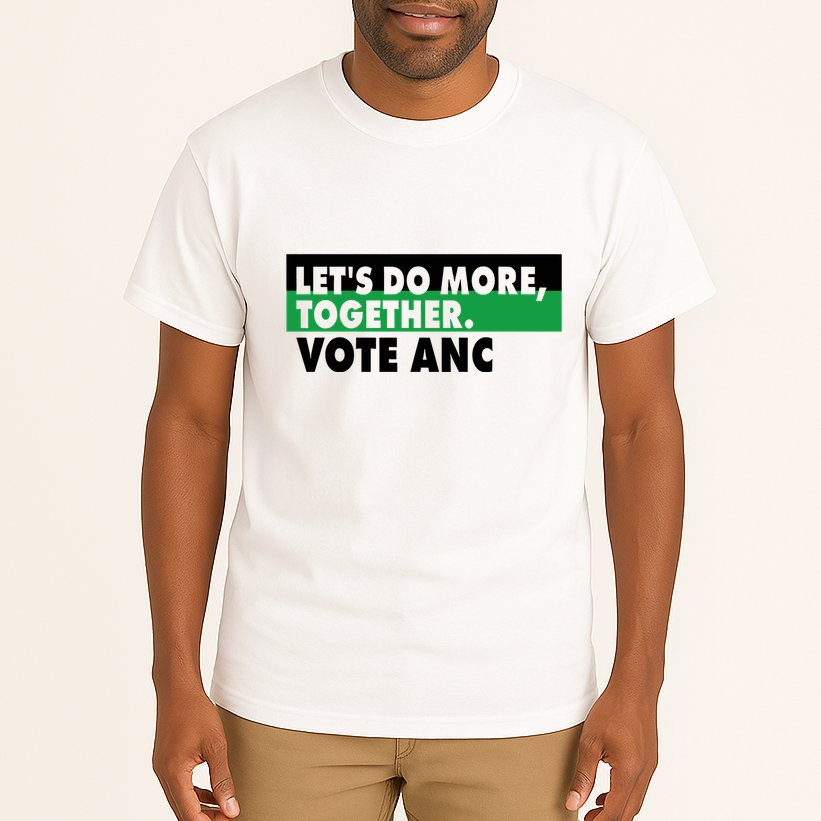 Ngamla Gouws LetS Do More Together Vote Anc Tall T-Shirt