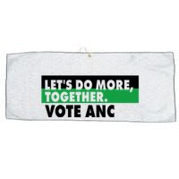 Ngamla Gouws LetS Do More Together Vote Anc Large Microfiber Waffle Golf Towel