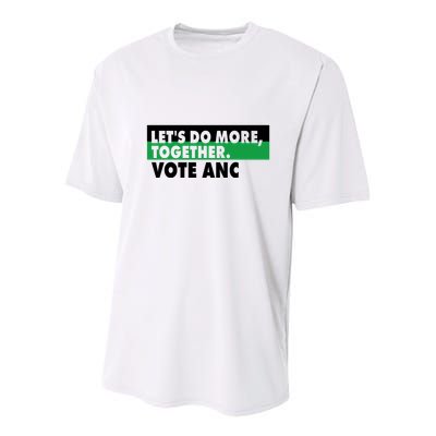 Ngamla Gouws LetS Do More Together Vote Anc Youth Performance Sprint T-Shirt