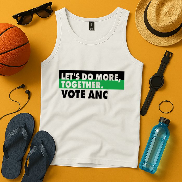 Ngamla Gouws LetS Do More Together Vote Anc Tank Top