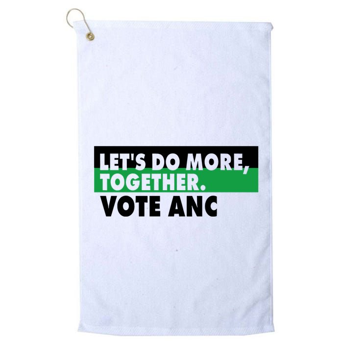 Ngamla Gouws LetS Do More Together Vote Anc Golf Towel