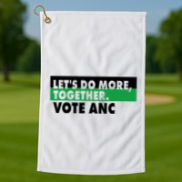 Ngamla Gouws LetS Do More Together Vote Anc Golf Towel