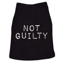 NOT GUILTY Label Vintage Style Attend Favorite Trial Doggie Tank