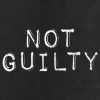 NOT GUILTY Label Vintage Style Attend Favorite Trial Hat