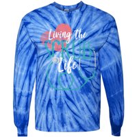 Nurse Gift Living The Scrub Life Stethoscope Gift Meaningful Gift Tie-Dye Long Sleeve Shirt