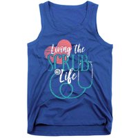 Nurse Gift Living The Scrub Life Stethoscope Gift Meaningful Gift Tank Top