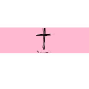 No Greater Love Cross Christian Easter Bumper Sticker