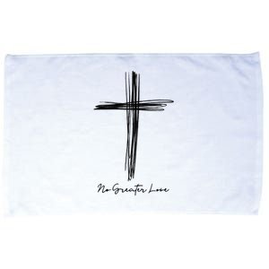 No Greater Love Cross Christian Easter Microfiber Hand Towel