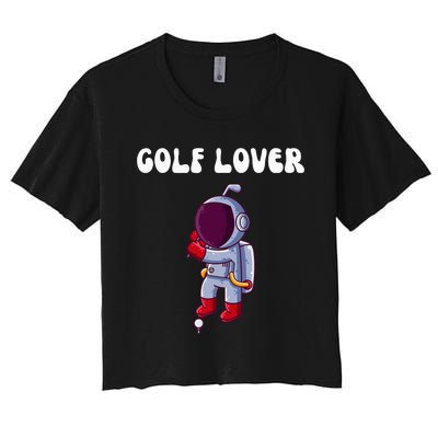 National Golf Lovers Day funny disc golf lovers sports Women's Crop Top Tee