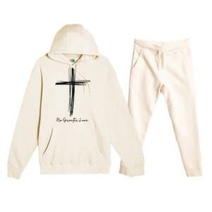 No Greater Love Cross Christian Easter Premium Hooded Sweatsuit Set