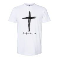 No Greater Love Cross Christian Easter Softstyle CVC T-Shirt