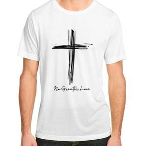 No Greater Love Cross Christian Easter Adult ChromaSoft Performance T-Shirt