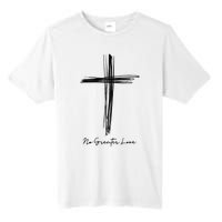 No Greater Love Cross Christian Easter Tall Fusion ChromaSoft Performance T-Shirt