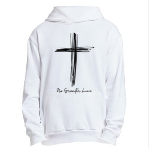 No Greater Love Cross Christian Easter Urban Pullover Hoodie