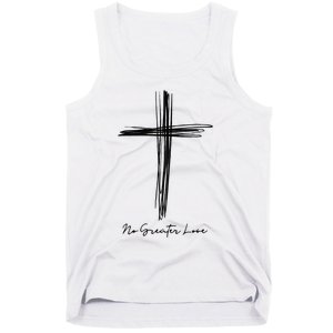 No Greater Love Cross Christian Easter Tank Top