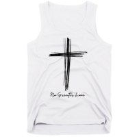 No Greater Love Cross Christian Easter Tank Top