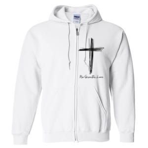 No Greater Love Cross Christian Easter Full Zip Hoodie