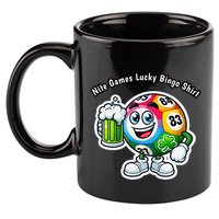 Nite Games Lucky Bingo 11oz C Handle Ceramic Mug